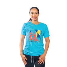 Load image into Gallery viewer, Turquoise Soft Blend Short Sleeve Tee - HTC Vintage 1987 Design