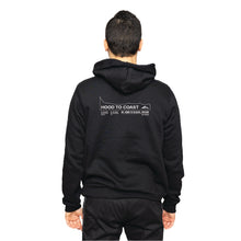 Load image into Gallery viewer, Coastal Pullover Hoody - Black- Circular Wave