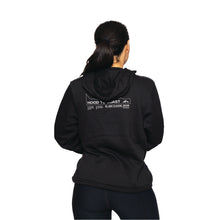 Load image into Gallery viewer, Coastal Pullover Hoody - Black- Circular Wave