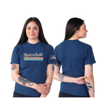 Load image into Gallery viewer, Unisex Short Sleeve Tee - Cool Blue - Script