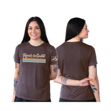 Load image into Gallery viewer, Unisex Short Sleeve Tee - Espresso - Script