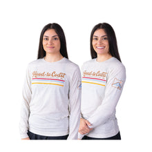 Load image into Gallery viewer, Unisex Long Sleeve Tee - Oatmeal - Script