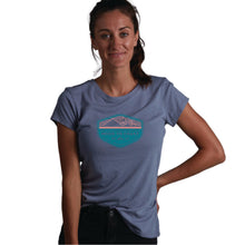 Load image into Gallery viewer, Women's Organic Cotton/Bamboo Short Sleeve Tee–Beach Eco-Collection-Beach Stone