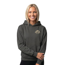 Load image into Gallery viewer, Unisex Pullover Hoody - Dark Grey - Mountain Script