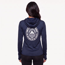 Load image into Gallery viewer, Unisex - Performance Base Layer Hoody - Navy -White Oval- PTC