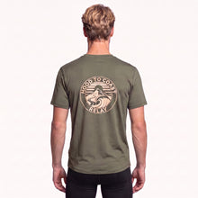 Load image into Gallery viewer, Men's - HTC Performance Short Sleeve Tee - Military Green Cream Rotary