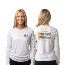 Load image into Gallery viewer, Unisex Lifestyle Long Sleeve - Heather White - Rectangle Badge
