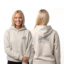 Load image into Gallery viewer, Unisex Pullover Hoody - Ivory - Mountain Script