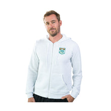 Load image into Gallery viewer, Unisex Coastal Full Zip Hoody - Ash White