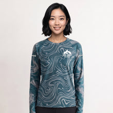 Load image into Gallery viewer, Unisex - Performance Midweight Performance Long Sleeve - Ocean Swirls- PTC