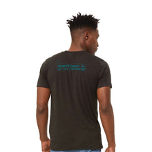 Load image into Gallery viewer, Skyline Short Sleeve Soft Blend Tee- Expresso- Diamond Logo