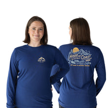 Load image into Gallery viewer, Unisex Lifestyle Long Sleeve - Navy -Mountain Script