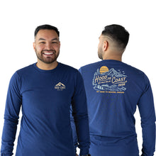 Load image into Gallery viewer, Unisex Lifestyle Long Sleeve - Navy -Mountain Script
