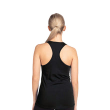 Load image into Gallery viewer, Women's Black Racerback Tank - Horizontal Design
