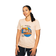 Load image into Gallery viewer, Sand Colored Soft Blend Short Sleeve  - HTC Vintage 1983 Design
