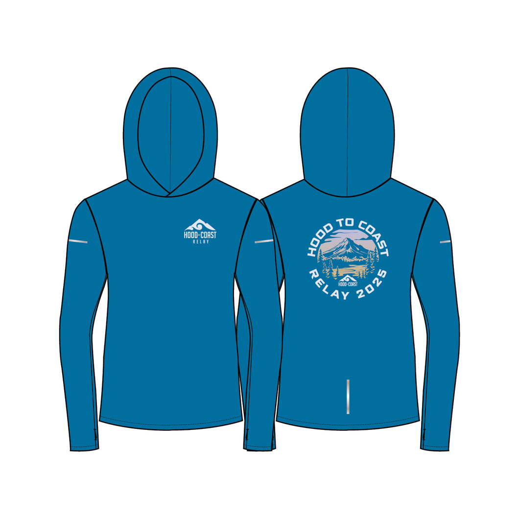Women's Performance Base Layer Hoody - Royal (Available to ship 8/10)
