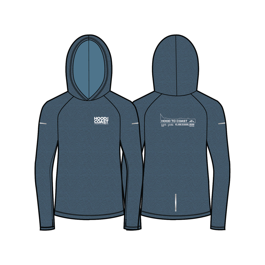 Women's Performance Base Layer Hoody - Mountain Grey (Available to ship 8/10)