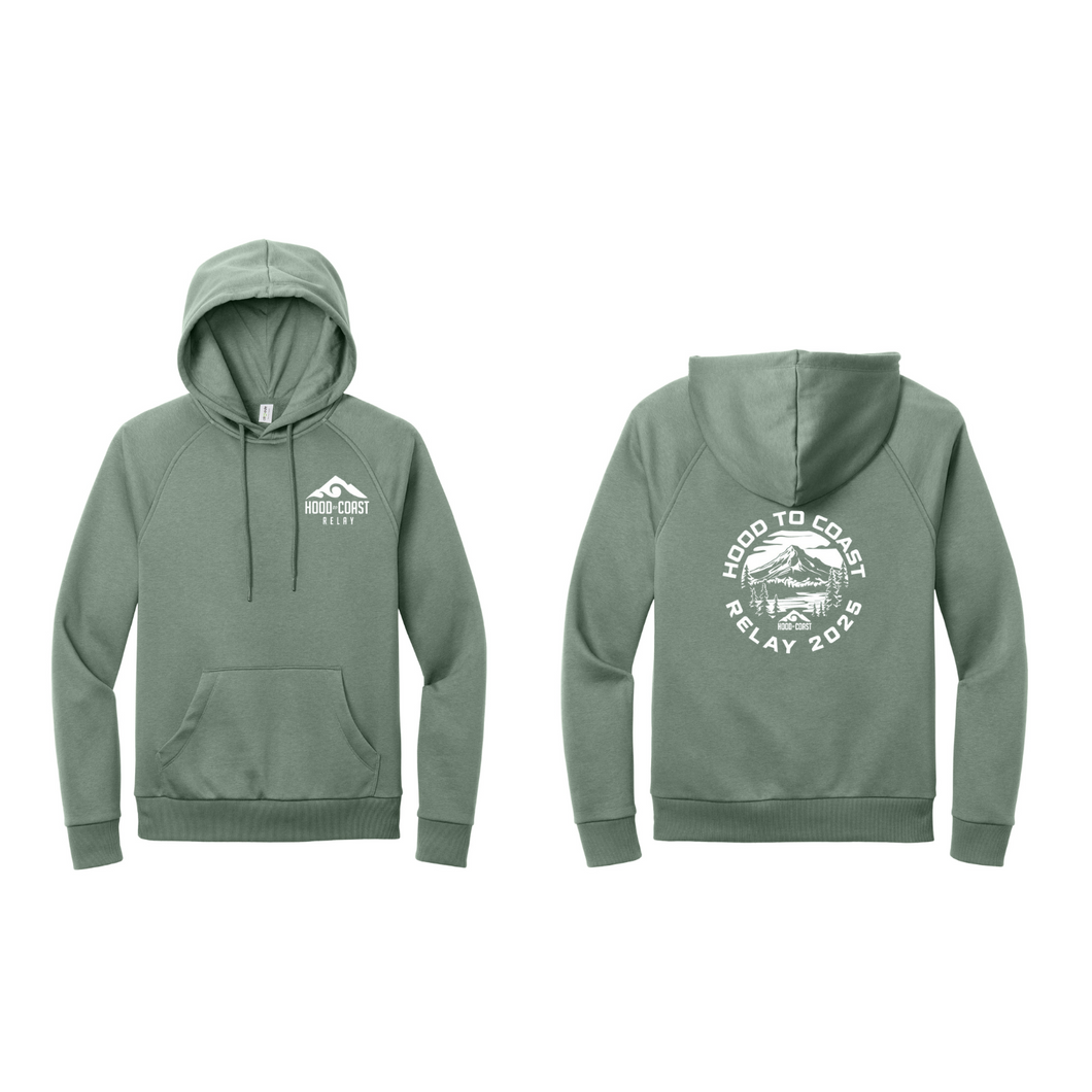 Unisex Organic Pullover Hoody - Matcha Green - HTC White Rotary