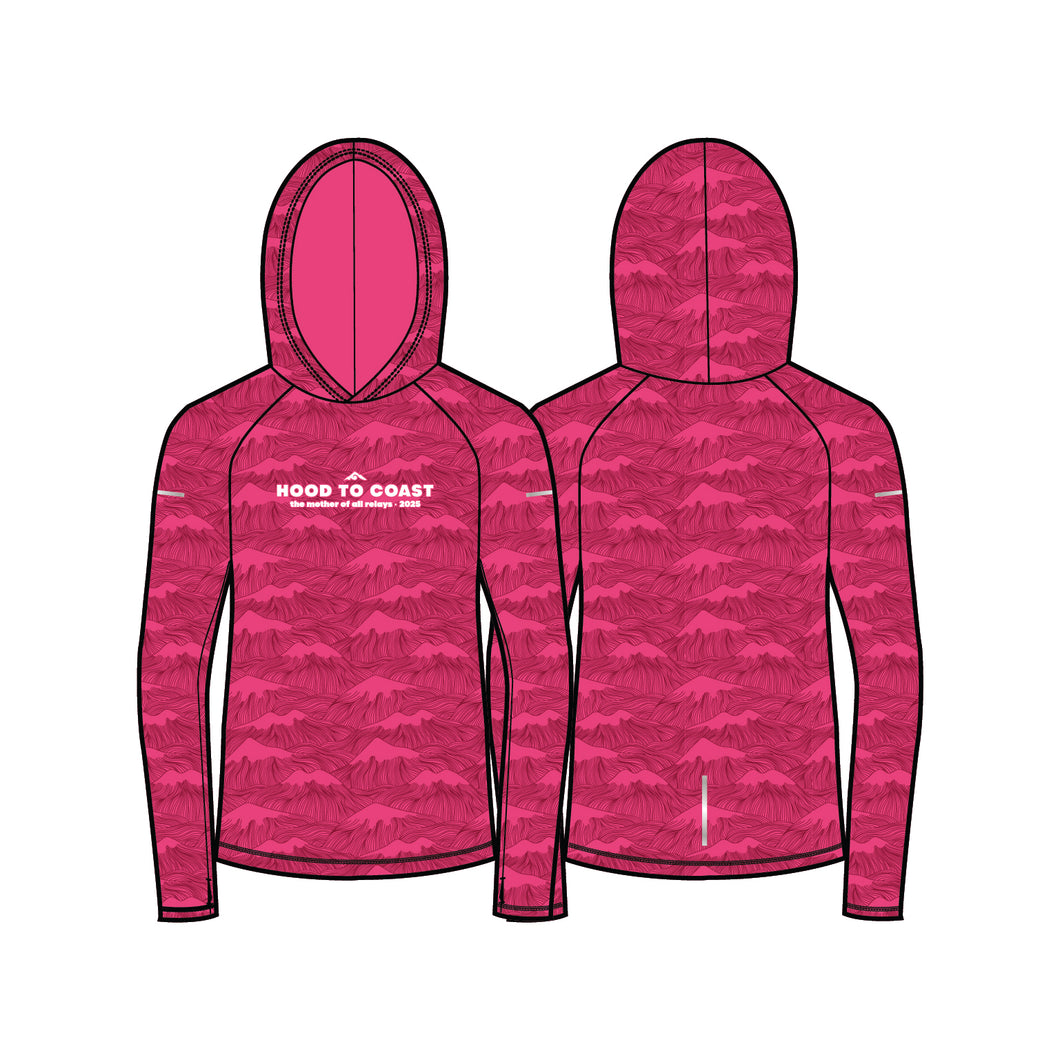 Women's Performance Base Layer Hoody - Magenta (Available to ship 8/10)