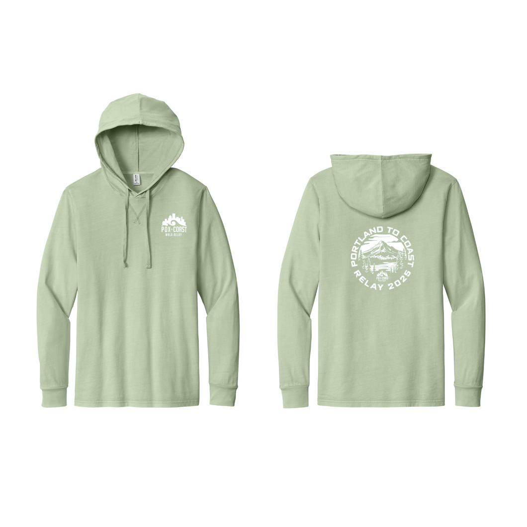 Unisex Organic Pullover Hoody -Litchen Green- PTC White Rotary