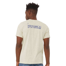 Load image into Gallery viewer, Skyline Short Sleeve - Soft Blend Tee- Natural- Waves Logo
