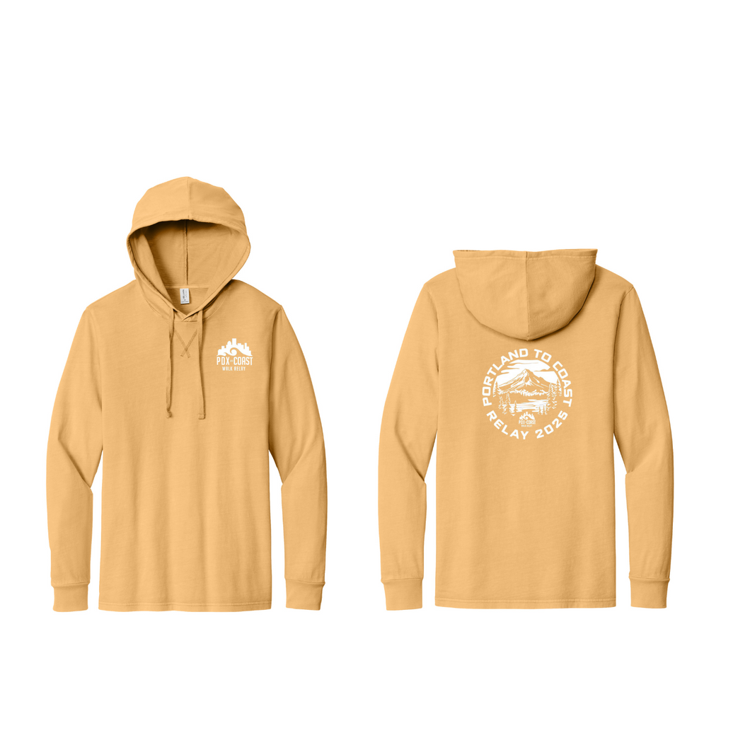 Unisex Organic Pullover Hoody  Golden Wheat- PTC White Rotary