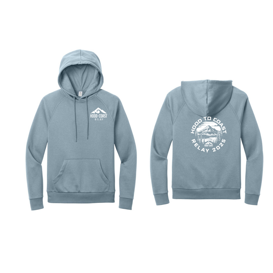 Unisex Organic Pullover Hoody - I Like You Blue - HTC White Rotary