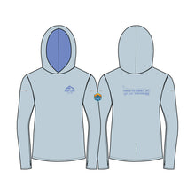 Load image into Gallery viewer, Women's Base Layer Hoody -  Forget Me Not Blue
