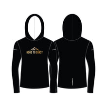 Load image into Gallery viewer, Men's Base Layer Hoody -  Black with Metallic Gold Print
