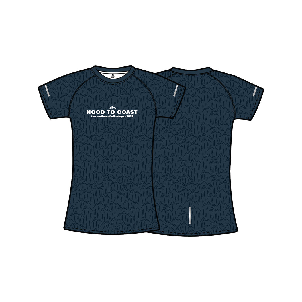 Women's Performance Short Sleeve Tee - Deep Blue (Available to ship 8/10)