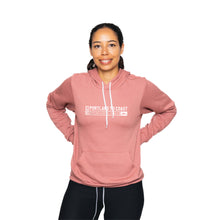 Load image into Gallery viewer, Portland to Coast -Coastal Pullover Hoody -Mauve -PTC Horizontal Design
