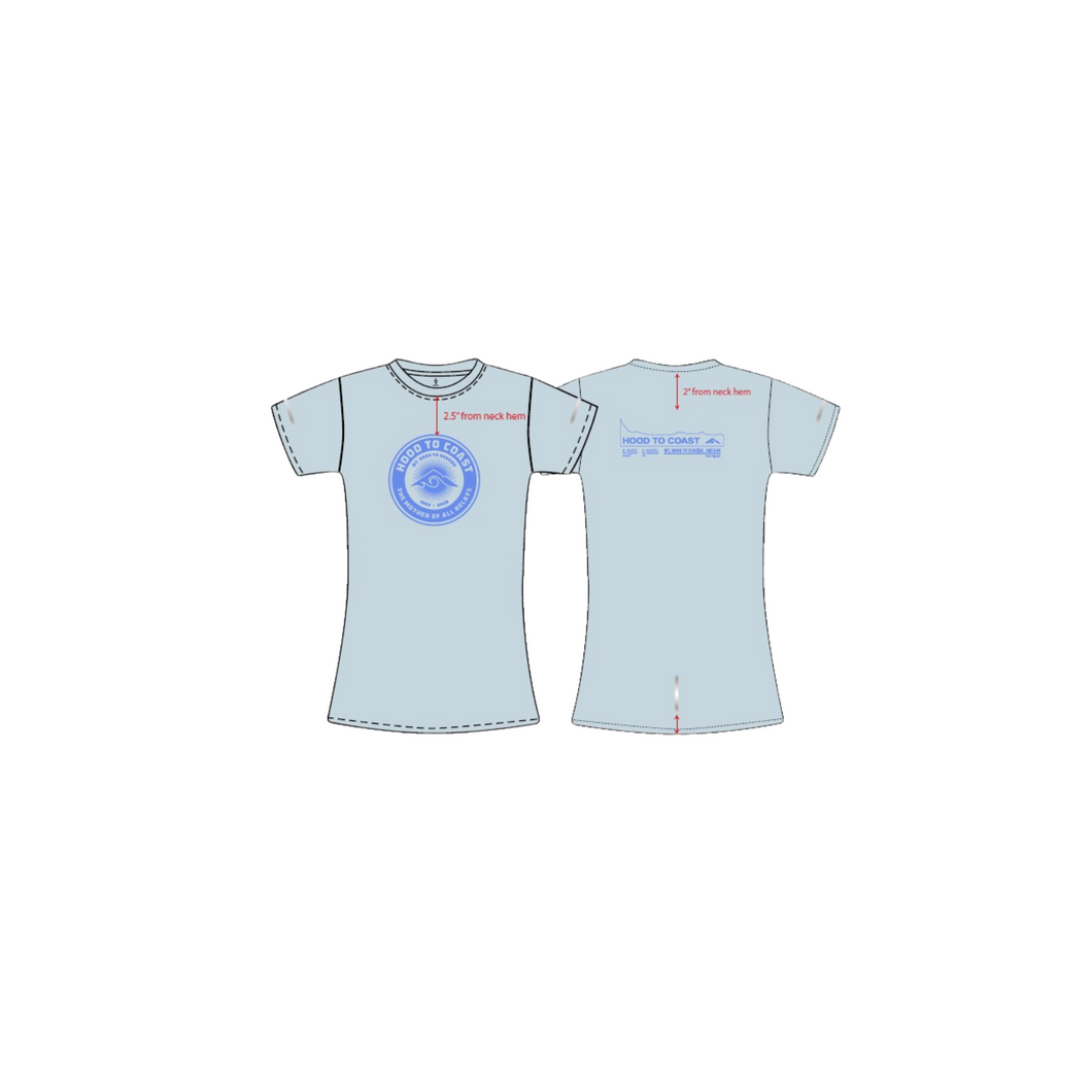 Women's Performance Short Sleeve Tee -Forget Me Not