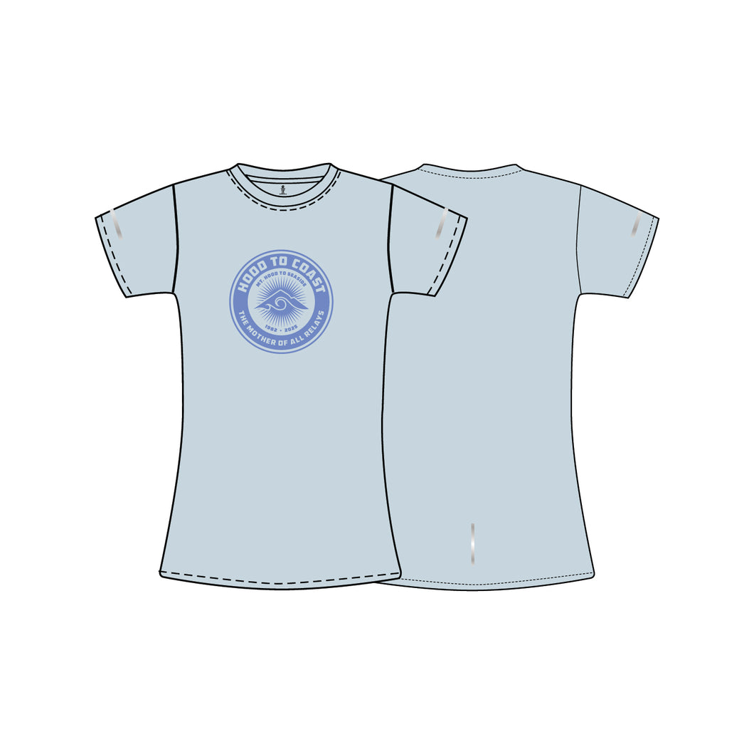Women's Performance Short Sleeve Tee - Light Blue (Available to ship 8/10)
