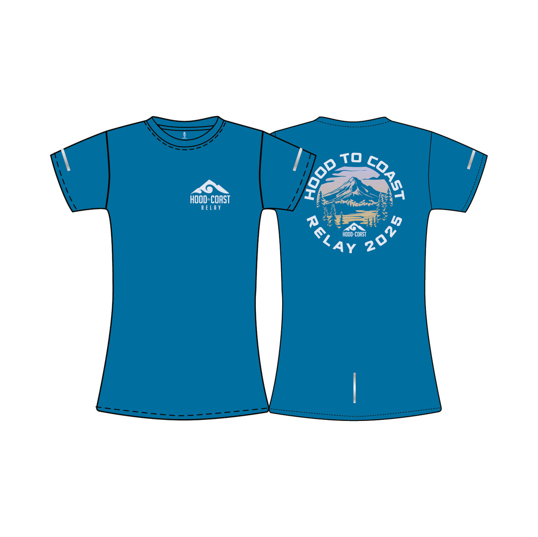 Women's Performance Short Sleeve Tee - Royal (Available to ship 8/10)