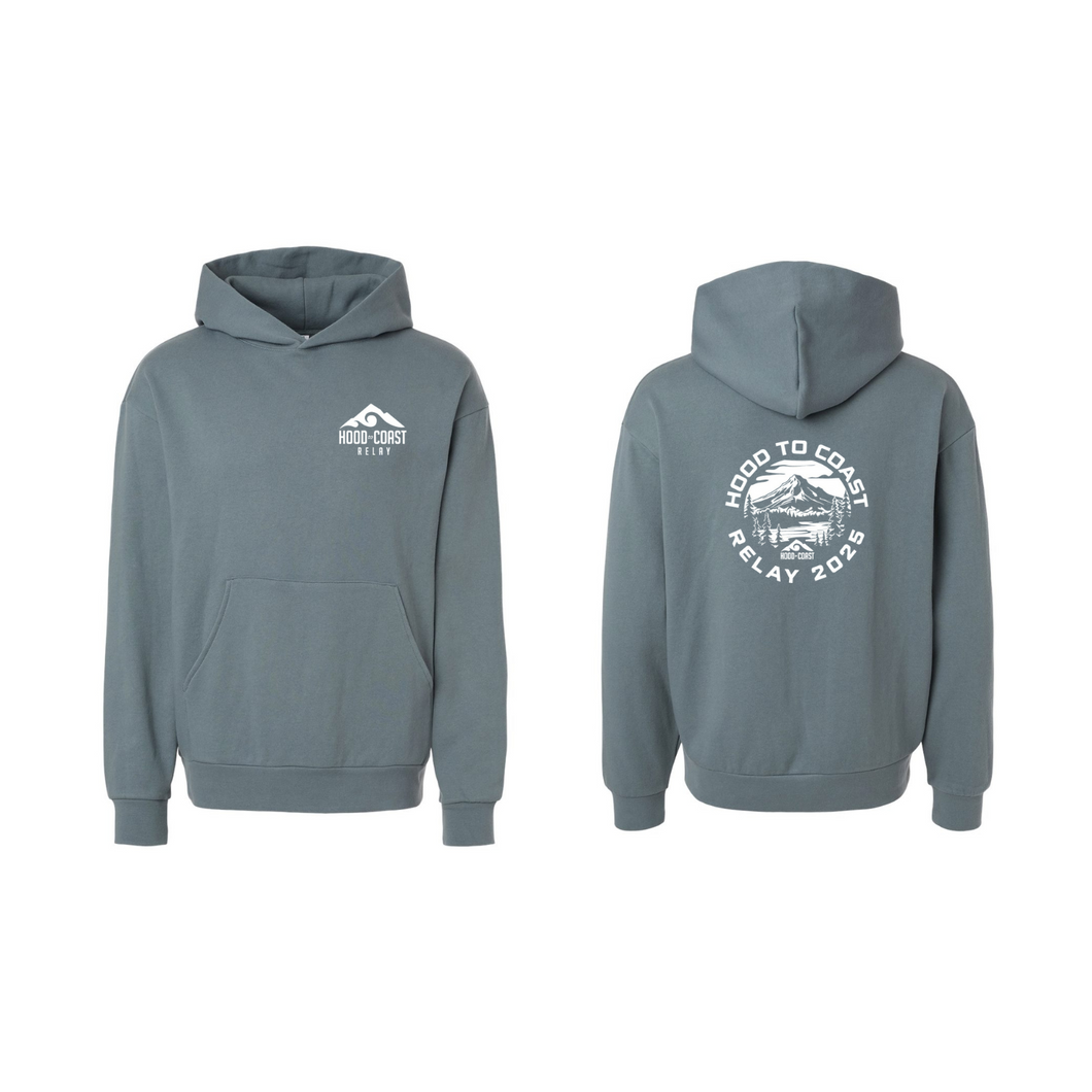 Unisex Pullover Hoody - Blue Magic - HTC White Rotary