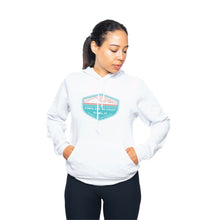 Load image into Gallery viewer, Portland to Coast - Coastal Pullover Hoody -White Heather - PTC Diamond Design
