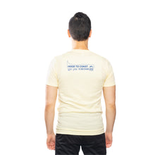 Load image into Gallery viewer, Pale Yellow Tri-Blend SS Tee - Circular Logo
