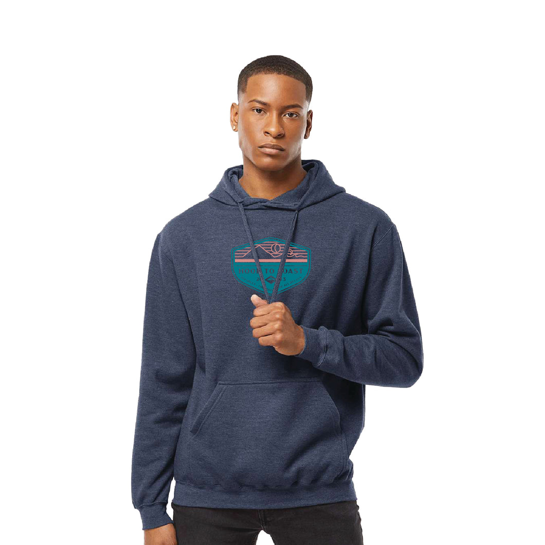 Alpine Core Pullover Hoody - Navy Heather- Diamond