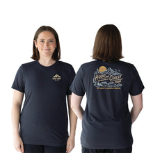 Load image into Gallery viewer, Unisex Short Sleeve Tee - Dark Grey- Mountain Script

