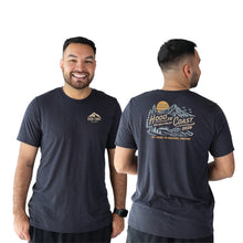 Load image into Gallery viewer, Unisex Short Sleeve Tee - Dark Grey- Mountain Script
