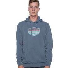 Load image into Gallery viewer, Shoreline Beach Vibes Pullover Hoody - Blue Slate- Diamond
