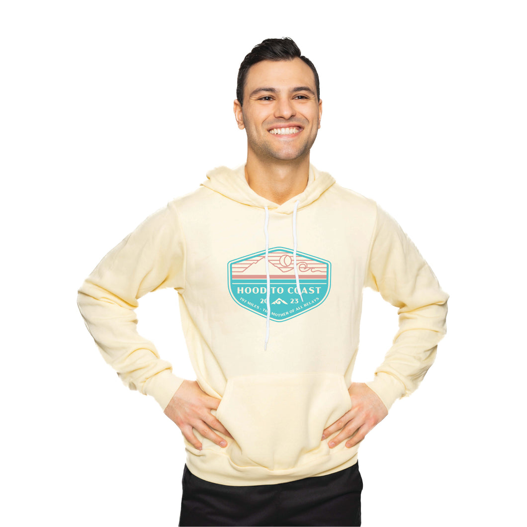 Coastal Pullover Hoody - Sunrise Pale Yellow- Diamond Logo