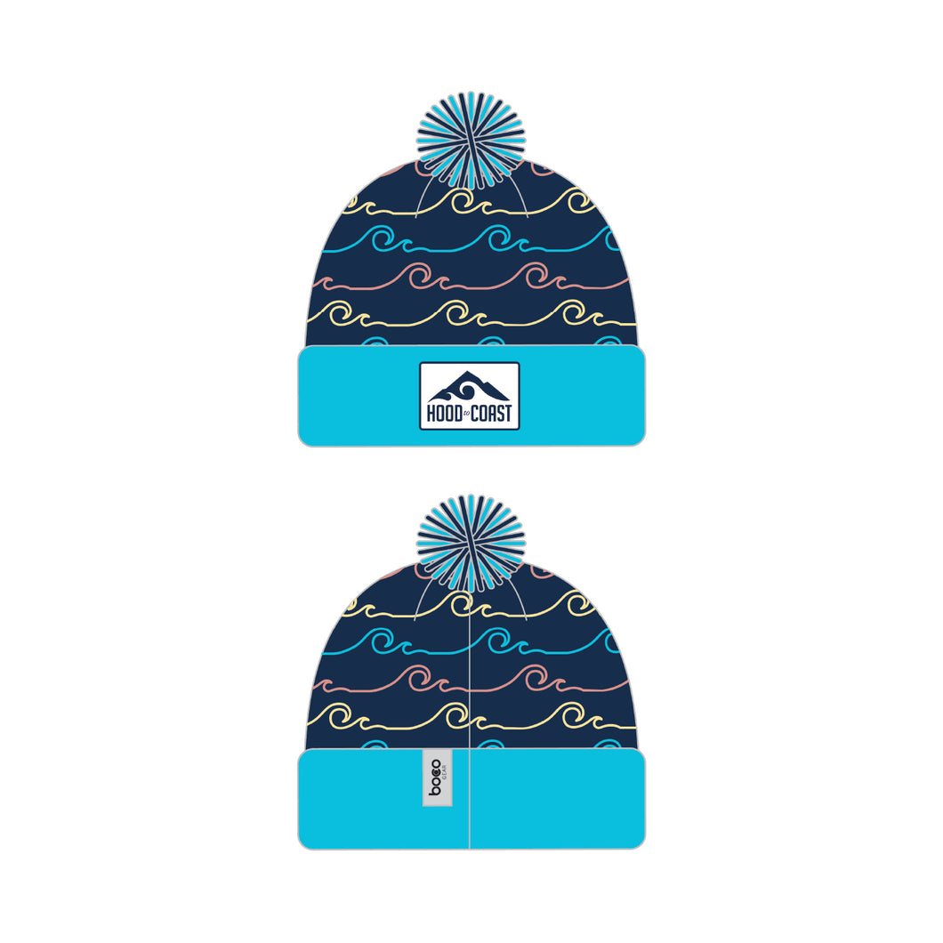 BOCO Pom Pom Hat- Waves