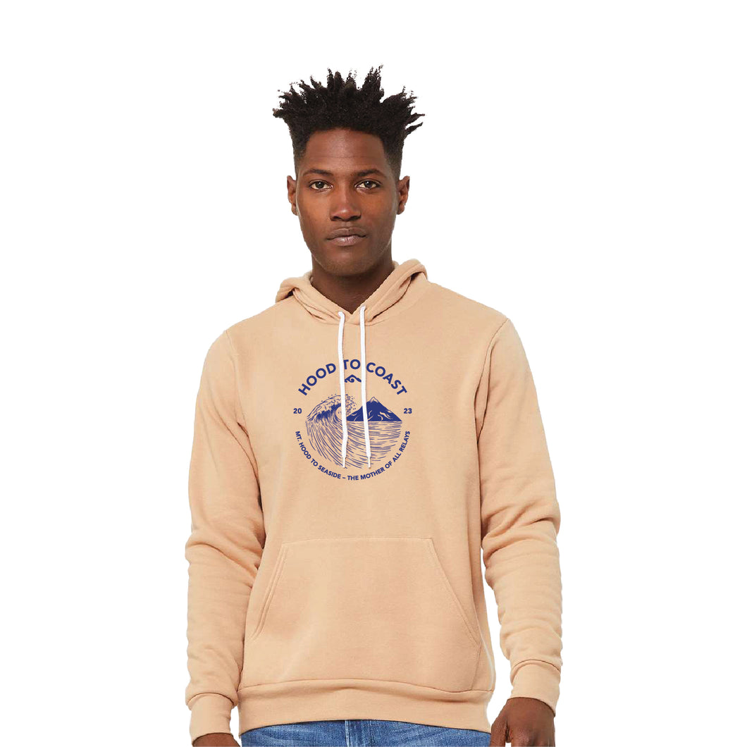 Coastal Pullover Hoody - Sand - Circular Wave
