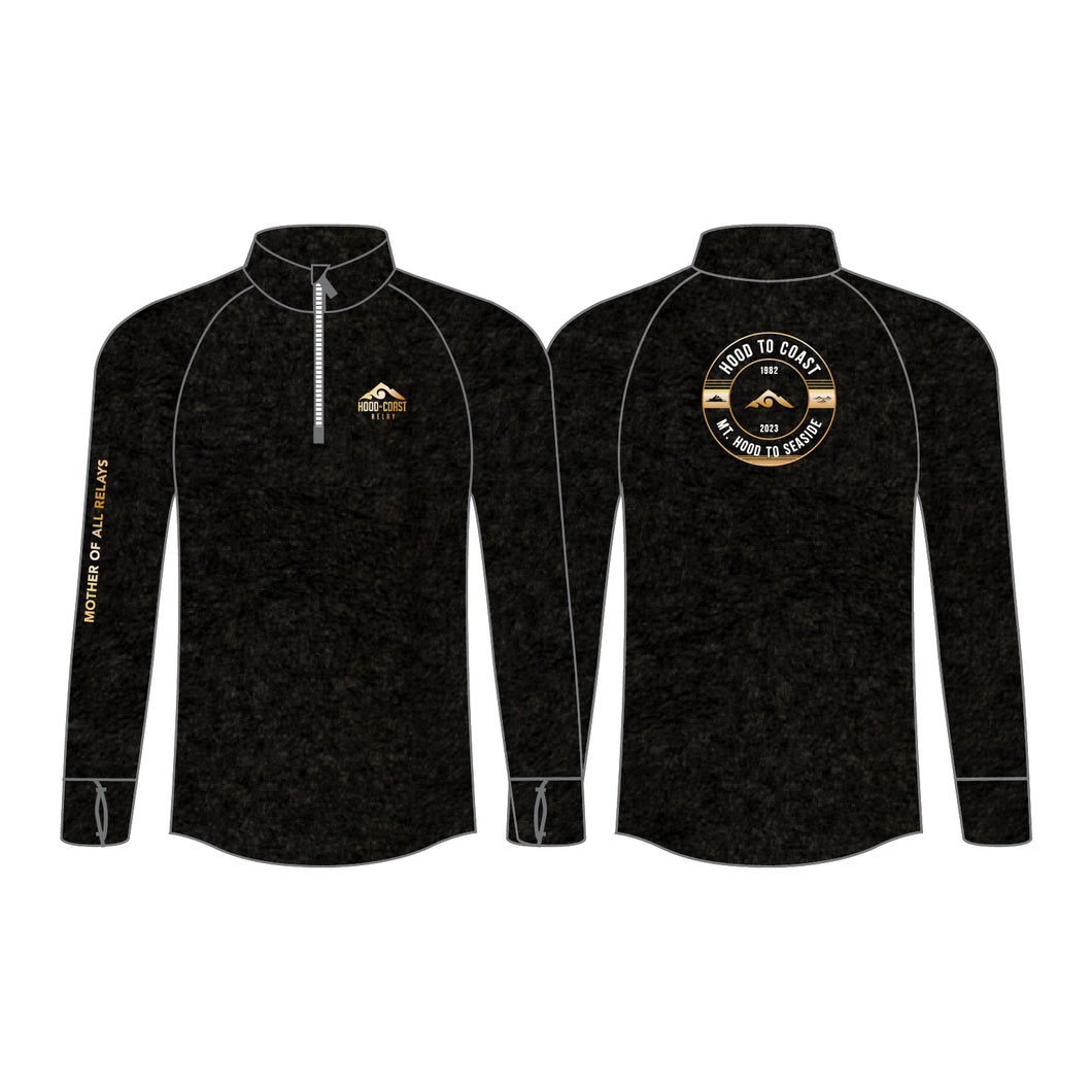 Men's Caldera Performance Quarter Zip- Black