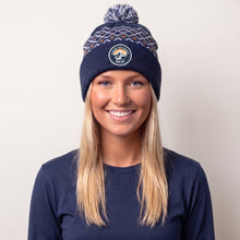 Load image into Gallery viewer, HTC Pom Hat- Navy Nordic
