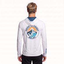 Load image into Gallery viewer, Men's HTC  Performance Base Layer Sun Hoody -White Rotary
