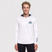 Load image into Gallery viewer, Men's HTC  Performance Base Layer Sun Hoody -White Rotary

