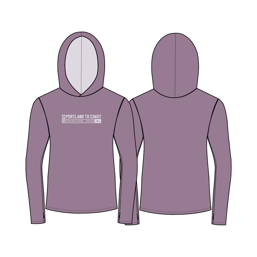 Portland to Coast - Lagoon Base Layer Performance Hoody - Lavender