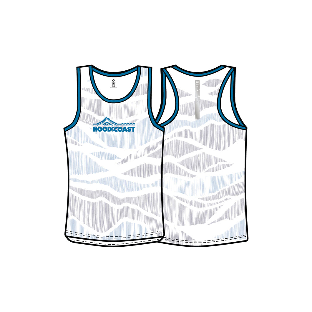 Men's Performance Tank - Faded Mountains